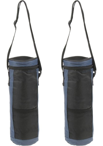 2x Oxford Silindir Torbası Yalıtımlı Su Içecek Şişeleri / Kutuları (Yurt Dışından)