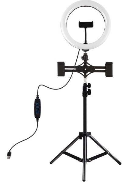 26CM LED Ring Vlogging Video Işık Canlı Yayın Kitleri - Siyah (Yurt Dışından) modelleri