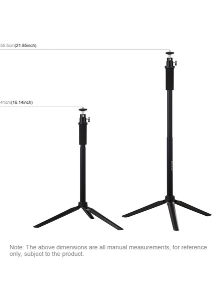 Tripod Montaj + Çift Telefon Braketi + 6,2 Inç Halka Işığı - Siyah (Yurt Dışından) fırsatları