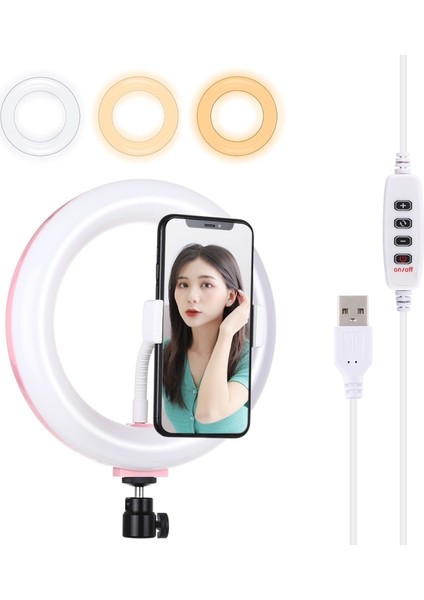 7.9 Inç 20 cm Çift Renk Sıcaklığı Işığı - Pembe (Yurt Dışından) fiyatları