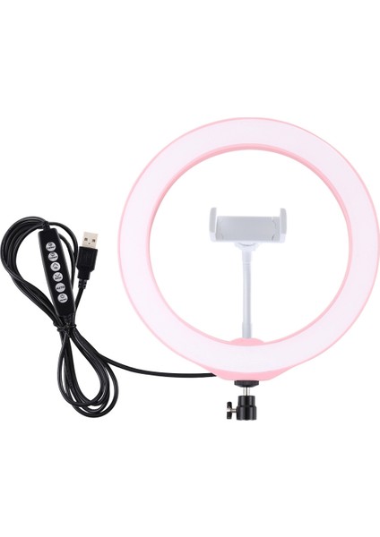 10.2 Inç 26CM Rgbw Dimmable LED Halka Işığı - Pembe (Yurt Dışından)