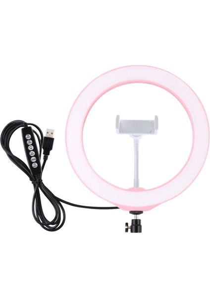 10.2 Inç 26CM Rgbw Dimmable LED Halka Işığı - Pembe (Yurt Dışından)