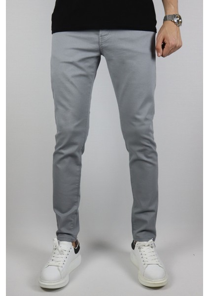 Erkek, Slim-fit, Dar Kesim, Gabardin Pantolon 20INP085