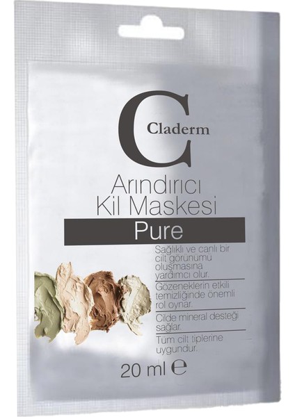 Kil Maskesi 20 ml Sachet Pure