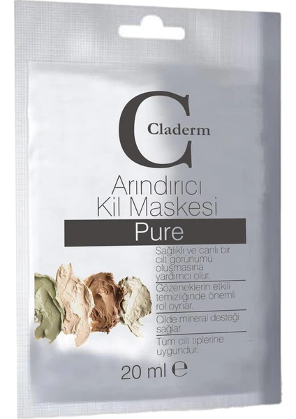 Kil Maskesi 20 ml Sachet  Pure