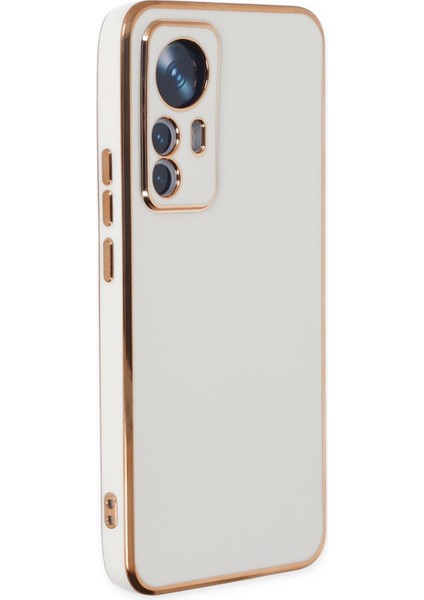 Xiaomi 12 Lite Kılıf Bark Parlak Kenarlı Silikon