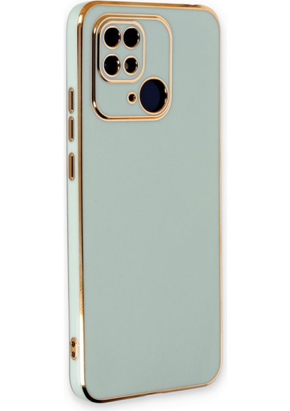 Xiaomi Poco C40 Kılıf Bark Parlak Kenarlı Silikon