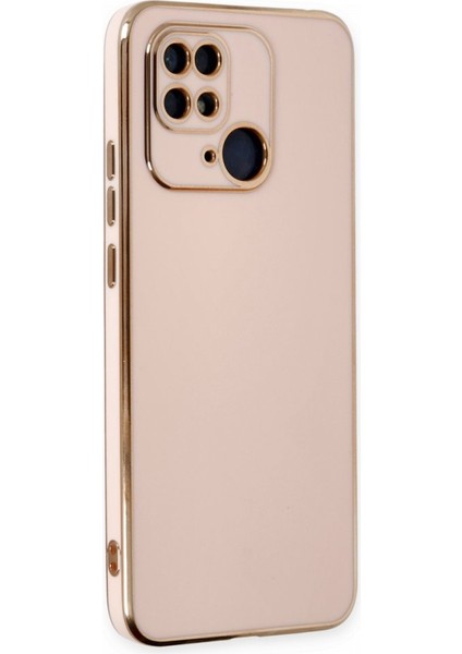 Xiaomi Poco C40 Kılıf Bark Parlak Kenarlı Silikon