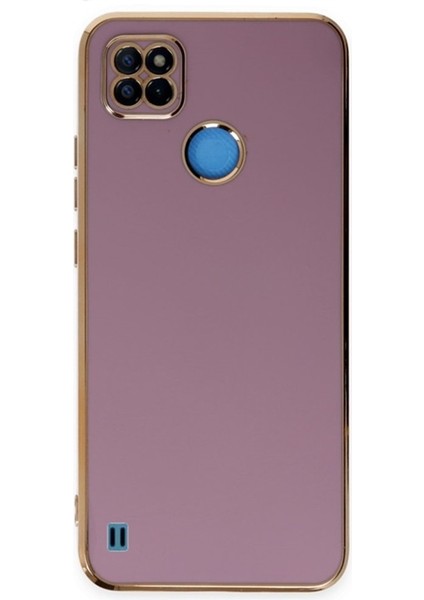 Realme C21Y Kılıf Bark Parlak Kenarlı Silikon + Ekran Koruyucu fiyatları