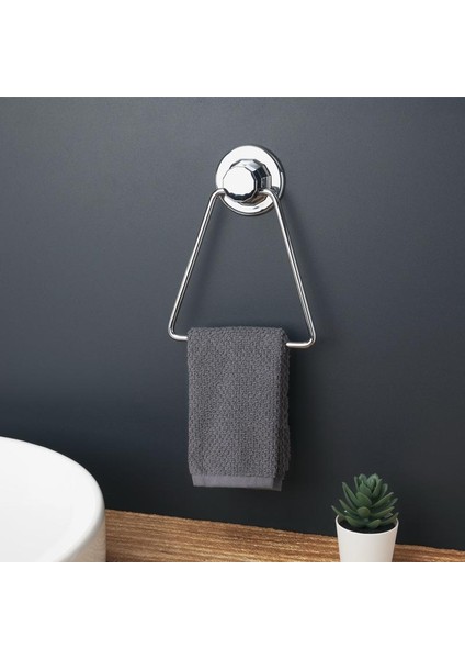 Krom Vakumlu Banyo Havlu Askısı Üçgen 2 Adet