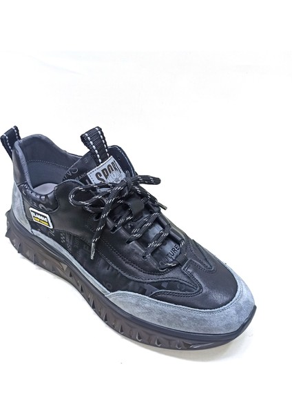 Siyah Erkek Sneaker Spor Ayakkabı