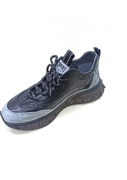 Siyah Erkek Sneaker Spor Ayakkabı