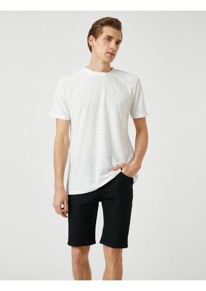 Basic Kot Şort 5 Cep Pamuklu fiyatları