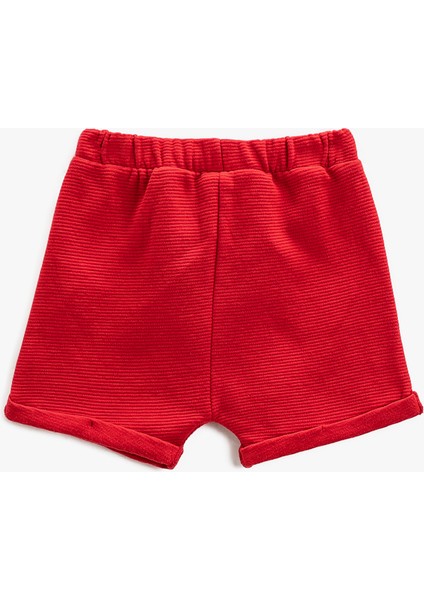 Basic Şort Beli Bağlamalı Cepli Dokulu fiyatları
