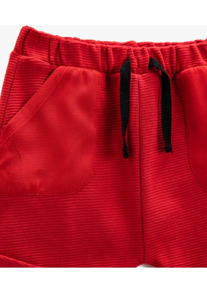 Basic Şort Beli Bağlamalı Cepli Dokulu modelleri