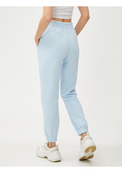 Cepli Jogger Eşofman Altı Nervürlü Beli Lastikli fırsatları