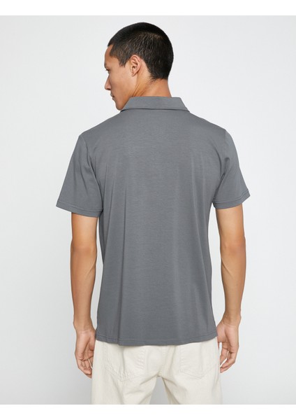 Basic Tişört Polo Yaka Pamuklu fırsatları