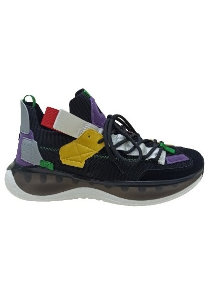Siyah Erkek Sneaker Spor Ayakkabı