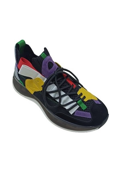 Siyah Erkek Sneaker Spor Ayakkabı