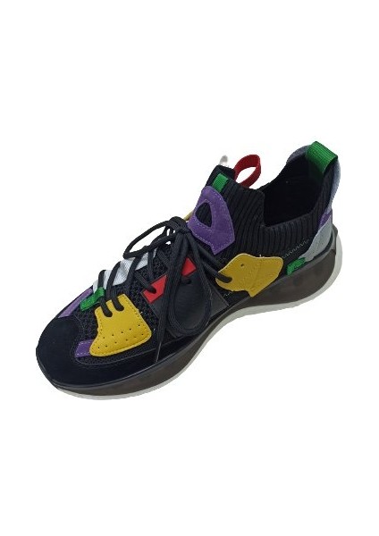Siyah Erkek Sneaker Spor Ayakkabı