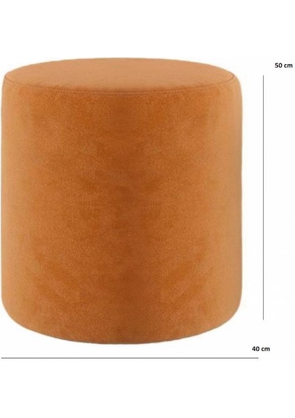 Konfor Silindir Puf Turuncu modelleri