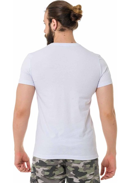 CT714 Gang Style Basic Beyaz Tişört fırsatları