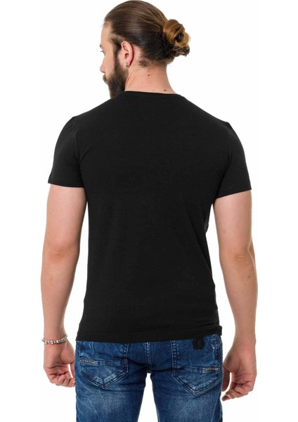 CT714 Gang Style Basic Siyah Tişört fırsatları