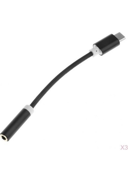 3 Adet 3,5 mm Kulaklık Adaptör Dönüştürücü Kablosu Yeni (Yurt Dışından)