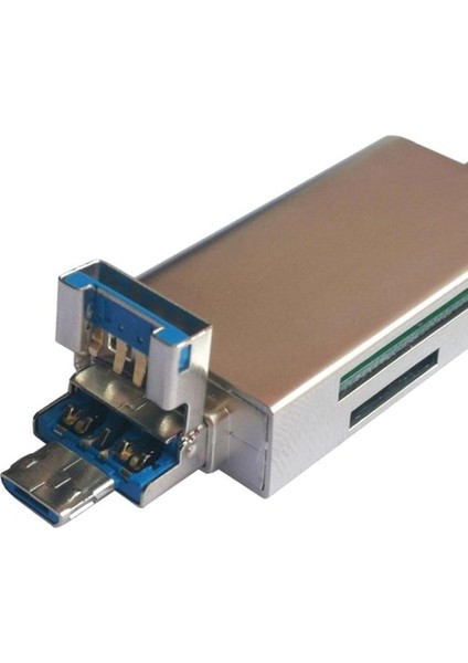 3 1 USB Otg Adaptörü Sd Kart Okuyucu Android Telefon Tablet Pc Için Altın (Yurt Dışından)