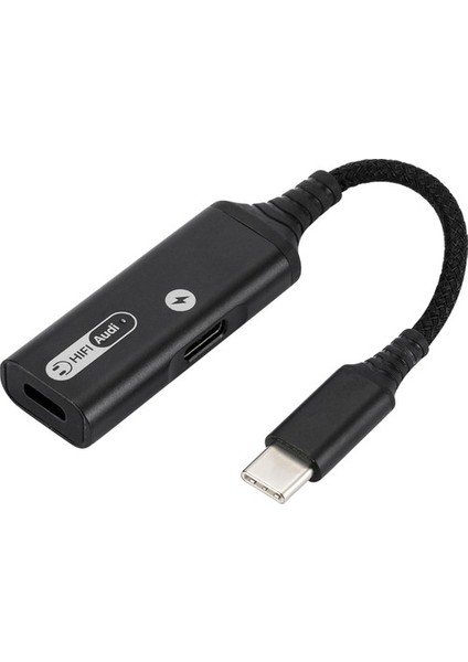 Stereo Kulaklık Aux Audio Adaptörü Splitter MH338A Siyah (Yurt Dışından)