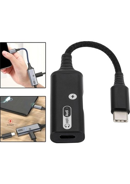 Stereo Kulaklık Aux Audio Adaptörü Splitter MH338A Siyah (Yurt Dışından) modelleri