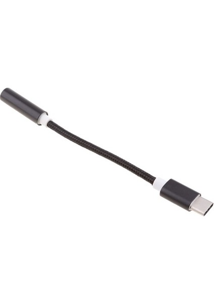 3,5 mm Audio Aux Adaptörüne, USB Erkek - 3,5 mm Kadın Kulaklık Ses Stereo Kordon Adaptör Dönüştürücü, 3, Galaxy S8, Siyah (Yurt Dışından)