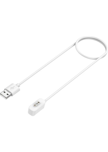 USB Şarj Kablosu M1 M2 Çocuklar Için Manyetik Adaptörü Bileklik Beyaz (Yurt Dışından)
