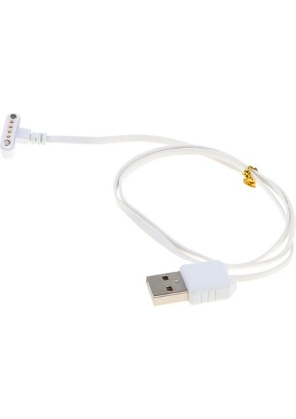 Beyaz Izlemek Için USB 2.0 Ila Dört Pin Şarj Kablosu Şarj Cordu Kablosu (Yurt Dışından)
