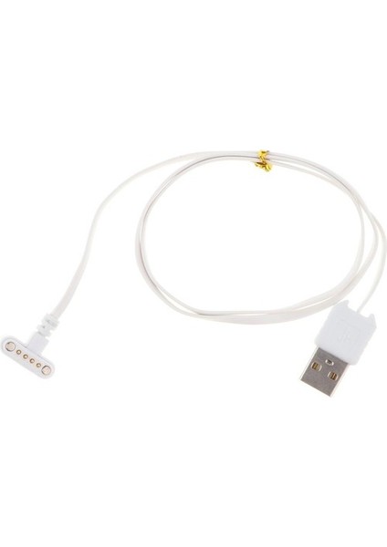 Beyaz Izlemek Için USB 2.0 Ila Dört Pin Şarj Kablosu Şarj Cordu Kablosu (Yurt Dışından)