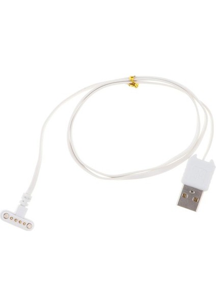 Beyaz Izlemek Için USB 2.0 Ila Dört Pin Şarj Kablosu Şarj Cordu Kablosu (Yurt Dışından)