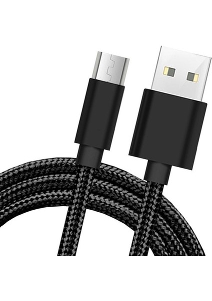 Android Black Için 2m Ağır Hizmet Tipi Şarj Veri Kablosu (Yurt Dışından)