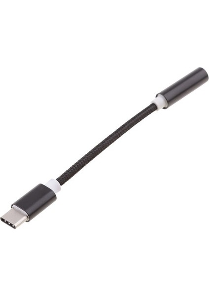 3,5 mm Audio Aux Adaptörüne, USB Erkek - 3,5 mm Kadın Kulaklık Ses Stereo Kordon Adaptör Dönüştürücü, 3, Galaxy S8, Siyah (Yurt Dışından)
