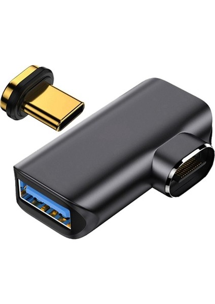 Manyetik USB C Adaptörü 24 Pın Kompact Tip C Konektörü Tablet Ev Stili B Için (Yurt Dışından)