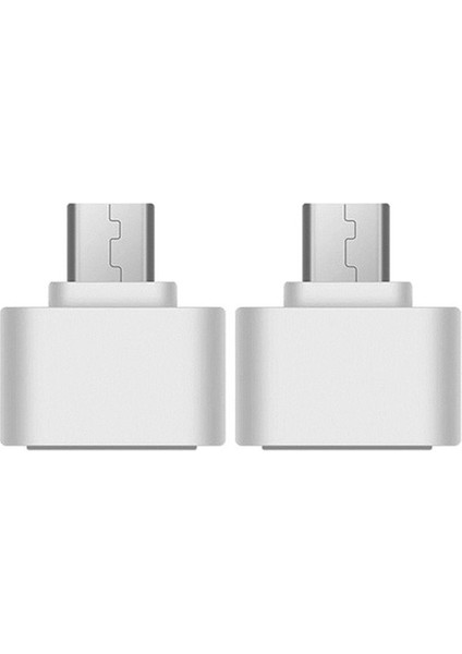 2pcs USB 2.0 Bir Dişi - Mikro USB Pin Erkek (Yurt Dışından)