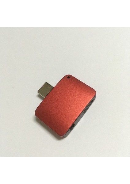 USB - 3,5 mm Splitter Aux Audio Kulaklık Adaptörü Şarj Converter, Le 2/3 ve Cihaz Kırmızı (Yurt Dışından)