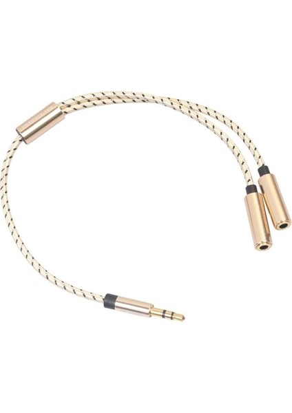 Kulaklık Ayırıcı, 3,5 mm Stereo Ses Ayırıcı Erkek 2 Dişi Y Aux Gri (Yurt Dışından) modelleri
