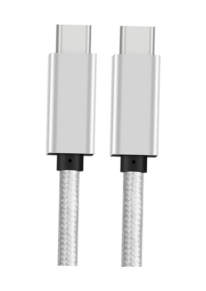 Örgülü Naylon Type-C-Type-C USB 3.1 Kablo 100W Pd 2 Metre (Yurt Dışından)