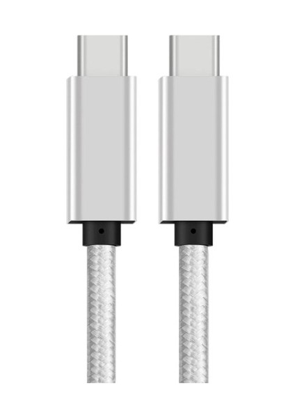 Örgülü Naylon Type-C-Type-C USB 3.1 Kablo 100W Pd 2 Metre (Yurt Dışından)
