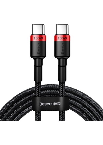100W Pd 2.0 Qc 3.0 Premium Tip-C Kablo Braide Tel Için Huawei Cep Telefonları Kırmızı Siyah (Yurt Dışından) fırsatları