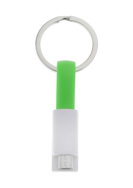 Android Için Micro USB Kablosu USB Kablosu Şarj Kablosu - 13CM Yeşil (Yurt Dışından)