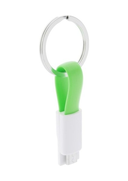 Android Için Micro USB Kablosu USB Kablosu Şarj Kablosu - 13CM Yeşil (Yurt Dışından)