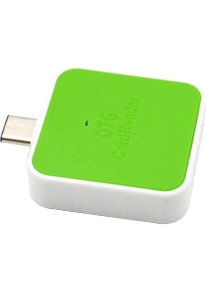 USB C Otg Kart Okuyucu, USB C Hub Sd/tf Bağlantı Noktası Kartı Okuyucu Yeşil (Yurt Dışından)