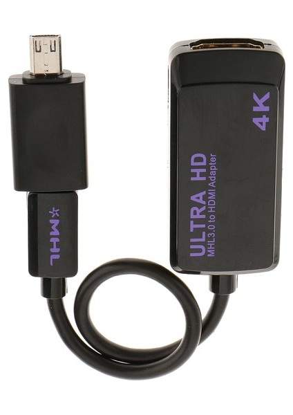 Hdtv 3.0 Ila HDMI 2k * 4K Adaptör Kablosu Için Samsung Galaxy Note 4 Edge S5 (Yurt Dışından)