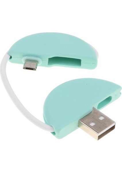 Mikro USB Erkek - USB 2.0 Veri Android Green Için Hızlı Şarj Kablosu (Yurt Dışından)